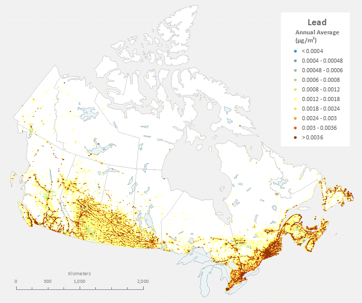 Lead Environmental Exposures CAREX Canada