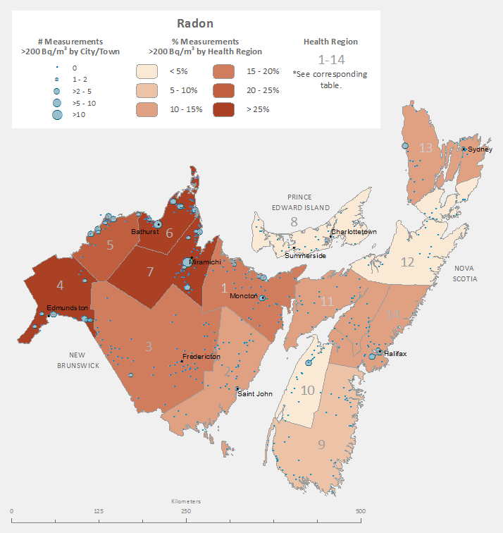 Radon - Environmental Exposures - CAREX Canada